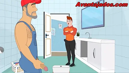 Eşcinsel göt yiyen tesisatçı