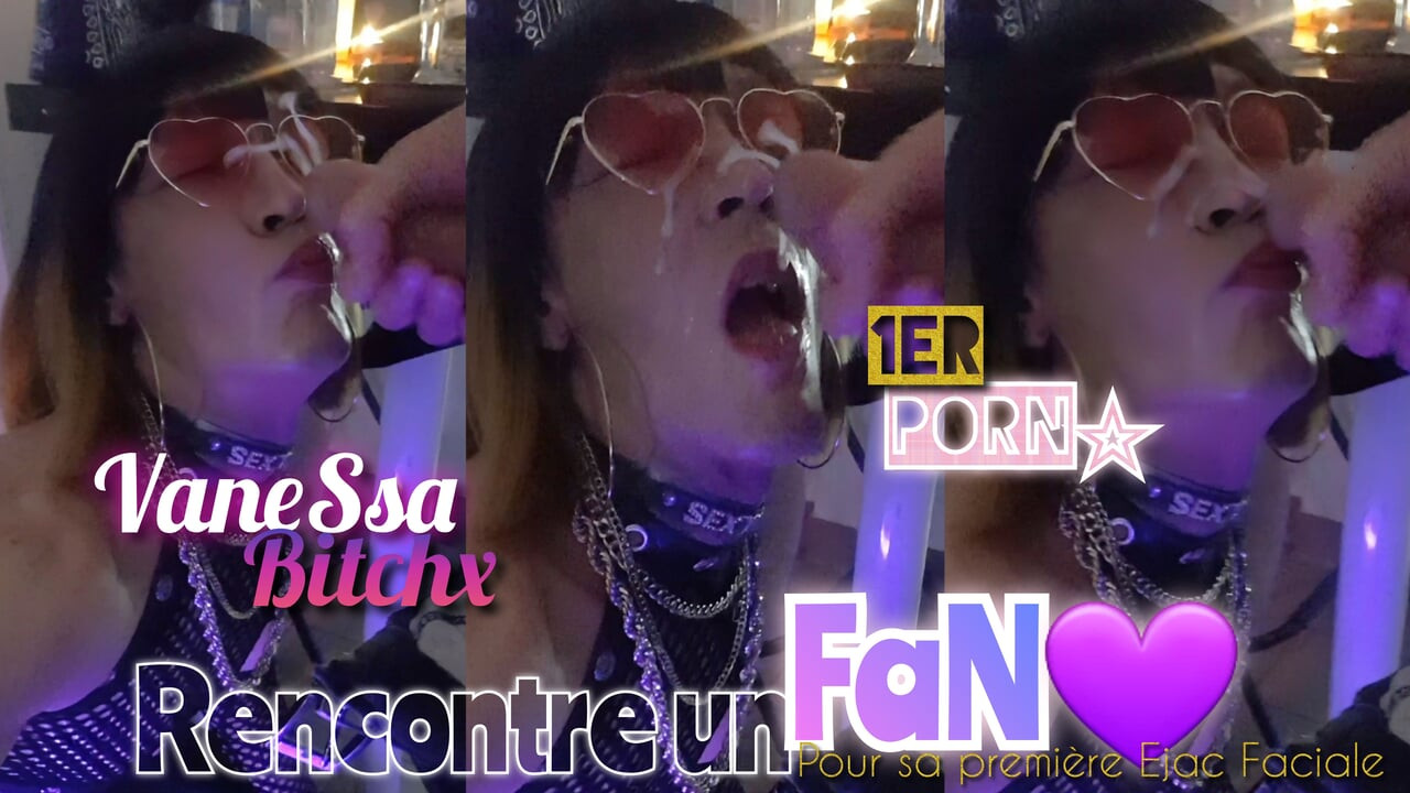 Vanessabitchx Gives a Big to a Fan. Her 1st Porn & Her 1st Facial august