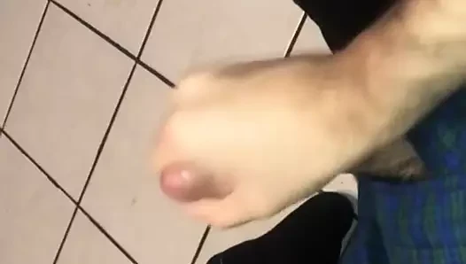 Cumshot Latino jerkoff in boxers and socks