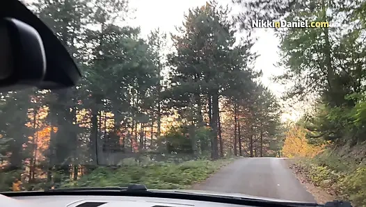 Hot Date with a Sexy Girl Ended in Wild Car Hood Sex