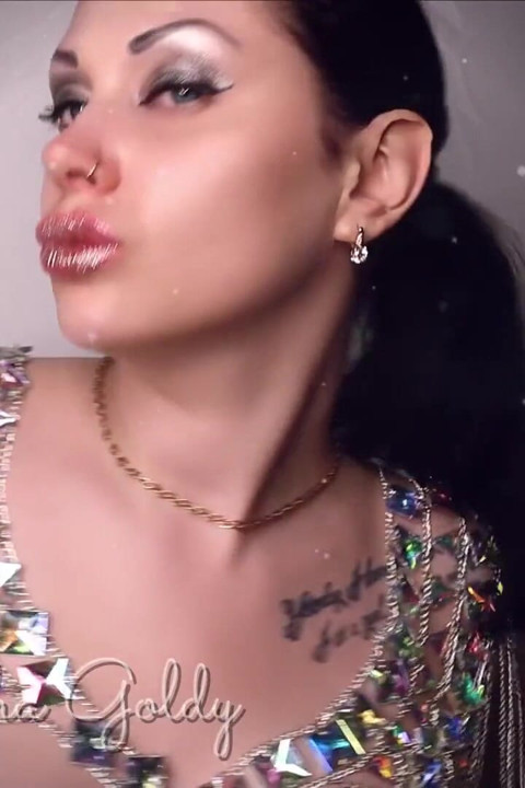 You can't say no to my shiny full lips and breast! JOI