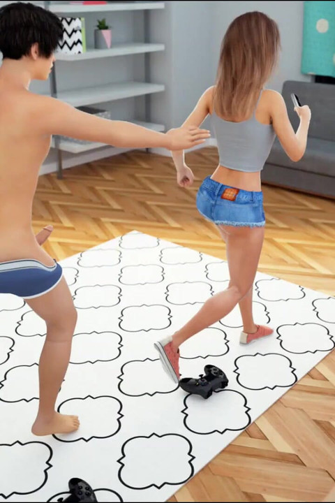 I was super horny when my stepbrother put his boxers down. I gave him my first blowjob ever. Milfy city, Sara, part 1/4