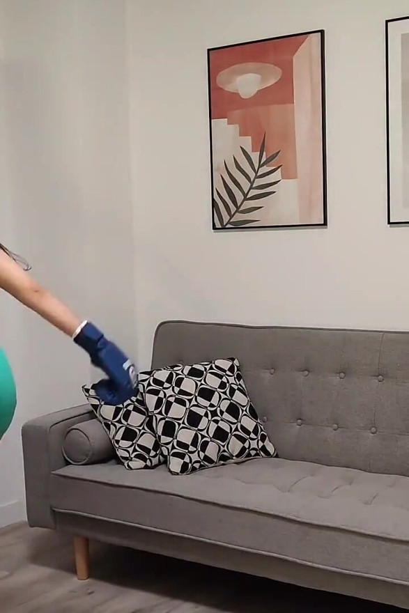 Boxing Gloves Training Punching Their Stomach Sport Wear