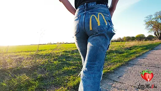 A McDonald's employee spilled Sprite on me. As punishment, she had to give me a blowjob and swallow it in the car.