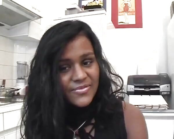 Perfect Ebony From France Got Big White Load on Face