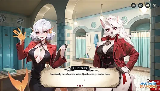 Hotel Tales Gameplay Part 3 - Helping Nikki Sort the Suitcases and Bathe Griselda the Huntress
