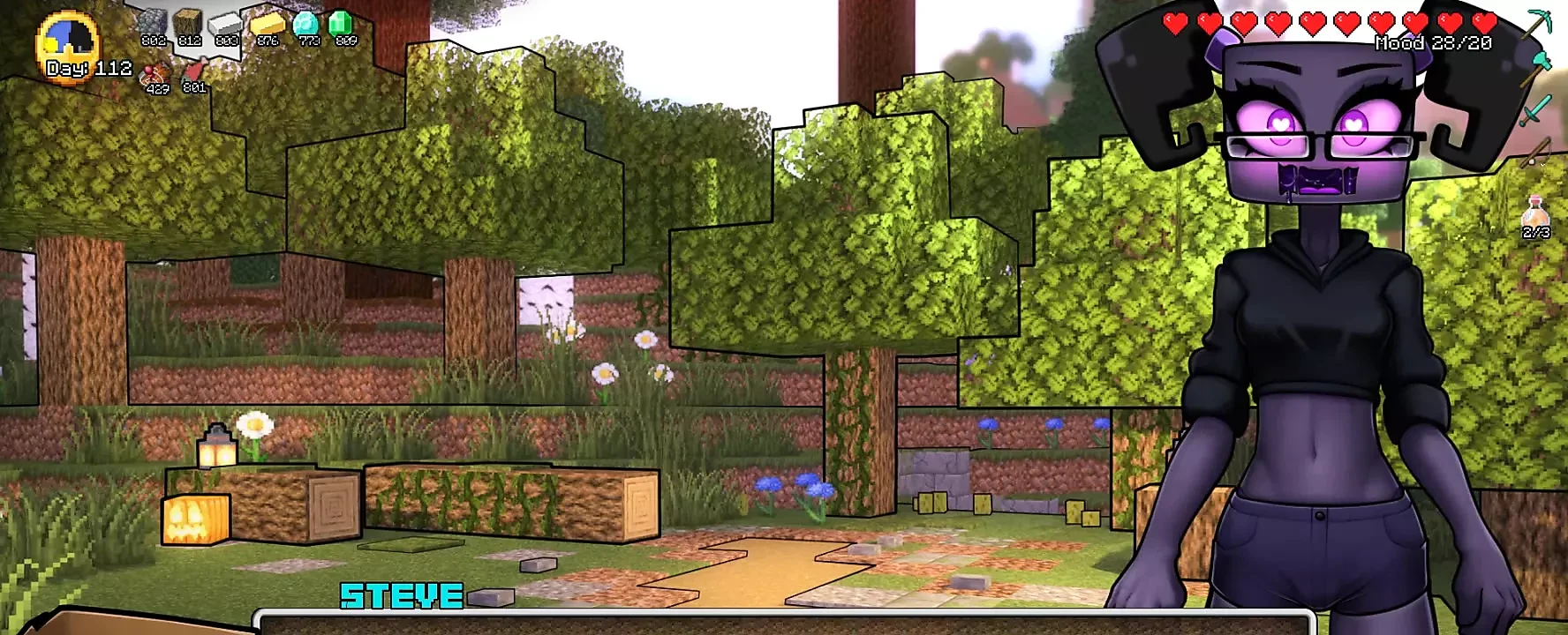 Minecraft Horny Craft - Bagian 60 Endergirl Dream oleh Loveskysanhentai