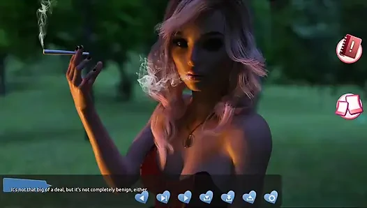 Helping the hotties #3 - Johannes took a sneak peak to see what the girl in the cabin is up to.