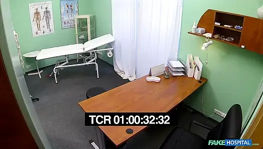 Fake Hospital - Young Babe with Bad Back Has No Trouble Bending Over for Deep Dick