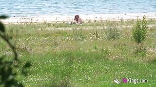 Big Bottomed Cuban Babe Amanda Luxor Picks up a Guy and Fucks Him for Us at the Lake