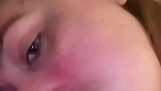 Oda films himself in POV swallowing Desess' cock and looking him in the eye