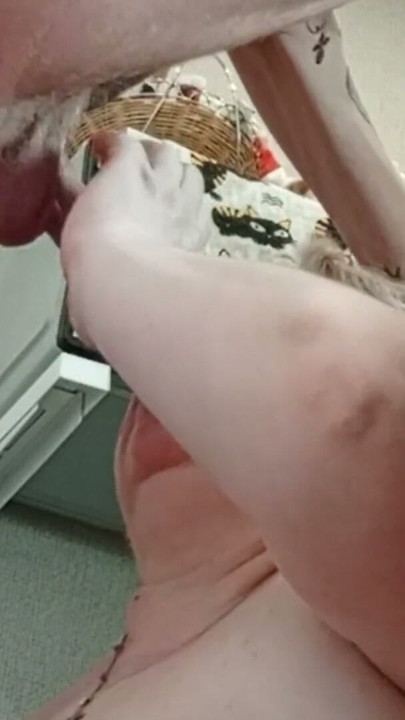 Fucked my stepmom hard in her mouth and fed her cum | Clip 1