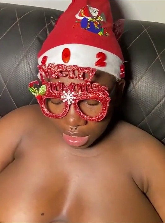 Christmas Sex with My Huge Dildo