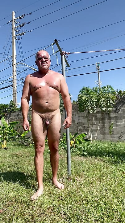 Me in the nude a sunny morning