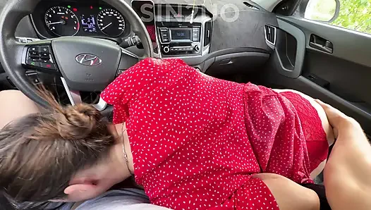Fucked a stranger right in the car.