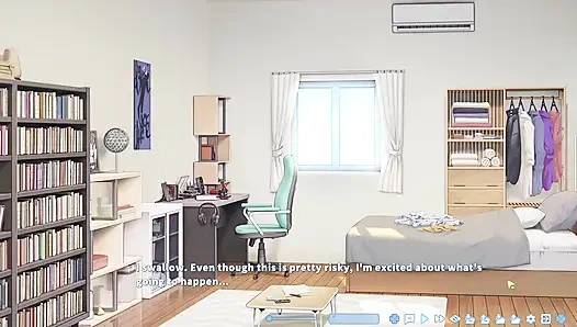 Мастурбировать моим членом ногами // Summer Clover #1