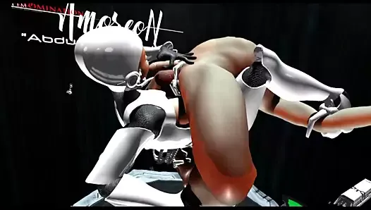 SFM 3D VR SEX DROID SUCKS PRISONER DRY