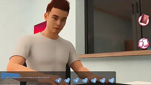 Helping the hotties #3 - Johannes took a sneak peak to see what the girl in the cabin is up to.