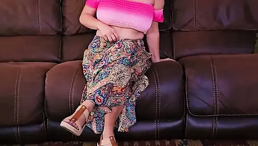 Voyeur Peek into Mommy at Home Alone Solo Wife vid clips from her OnlyFan Page Compilation