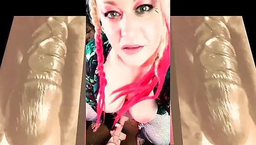 The Cute Shemale Wants to Watch You Suck on Your First BBC and Gag on It