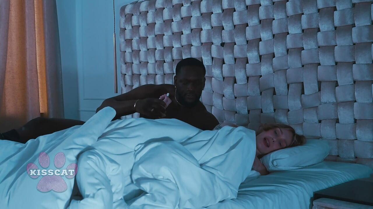 Mature man accidentally pleasures young woman then instructs younger man in intimacy
