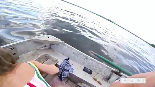 Public anal fucking on boat. Mia Bandini.