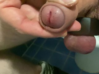 Small dick - big load of cum