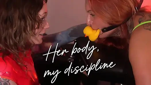 Her Body, My Discipline Female Dominant Takes Control of Her Female Submissive, Femdom Impact & Bondage