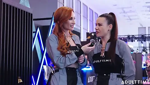 Adult Time Vists Немецкая порно конвенция | С участием Alison Rey | Венера Берлин 2025