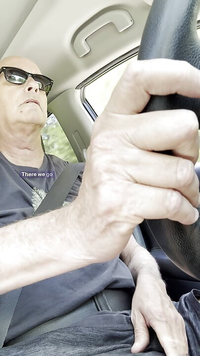 Daddy Jerks in While Driving