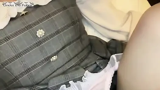 Cfnmheat ile eski bir hizmetçi?style güzellik, itaatkar ve şehvetli oyun içinde tamamen giyinmiş