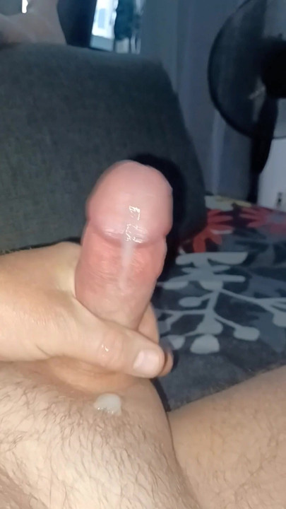 Masturbating