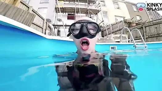 Underwater Wetsuit JOI in My Private Pool