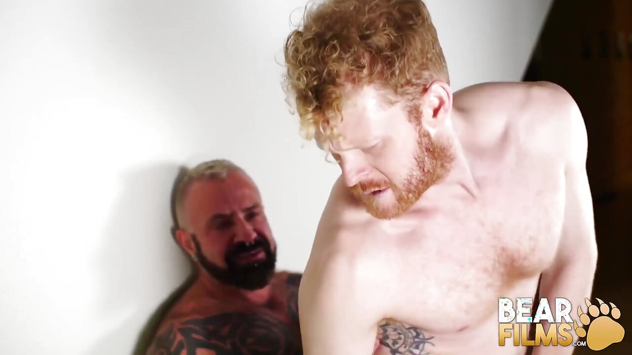 BEARFILMS - Wild Marc Angelo hard ass drilled by naughty bear