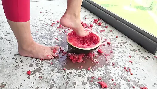 Watermelon feeding!