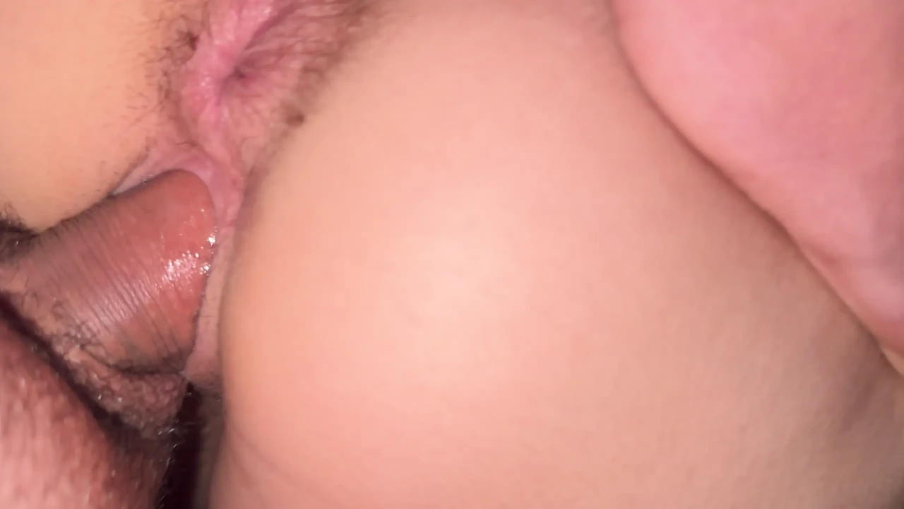 I CUM Inside Her Tight 18 Perfect Pussy - Her Forst Big Cock  ( Add Me Free Nudes )