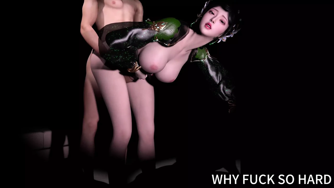3D Cosplay Asian Slut with Sexy Cosplay Dress Got Fucked so Hard