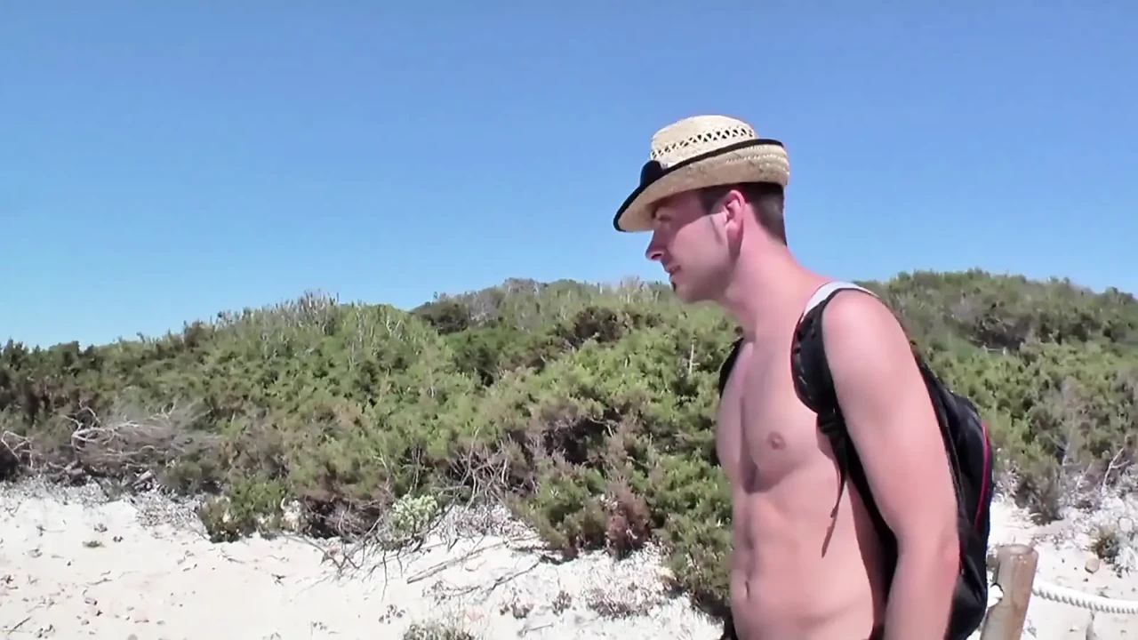 Picked up blonde sexy-looking gal for ass fucking in the forest