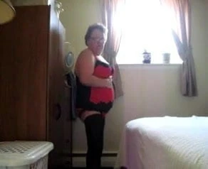 Granny Getting Dressed Up For You
