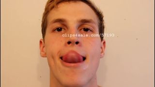 Tongue Fetish - Aaron Tongue Part10 Video2