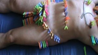 CBT par de nombreux clips et neonwand