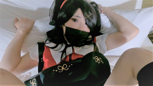 POV neuk schattige shemale cosplay "behoeftige meid overdosis" 10