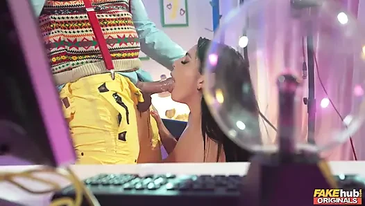 Fakehub Originals - Nerd Brad Knight Designs the Perfect Woman and Brings Her to Life in the Form of Ukrainian Beauty Mia Trejsi