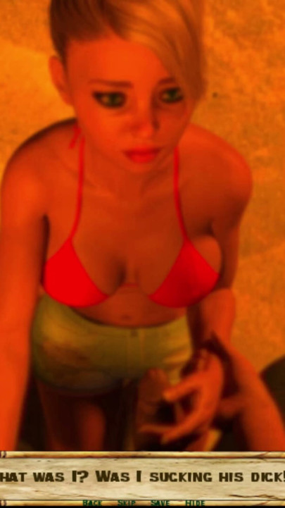 Lewd Island #5 - she really love sucking cock as if she is a pro | Clip 2