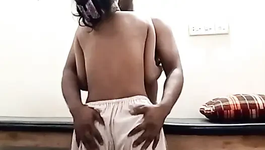 I fucked him as I wanted and got the foam out of his pussy.