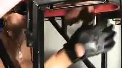 Cock and Balls Used As Punch Bag by Domme