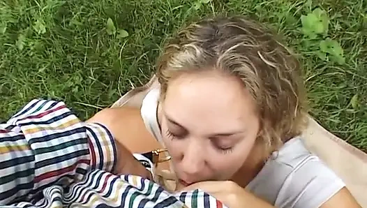 Cute slut loves to suck good dick