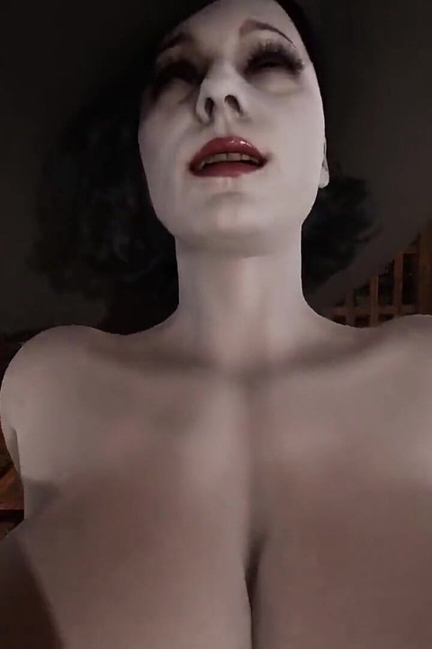 Alcina Dimitrescu Blowjob (female POV) (futa Shemale)