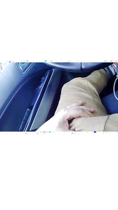 Compilation video of a big Johnson bulge while driving