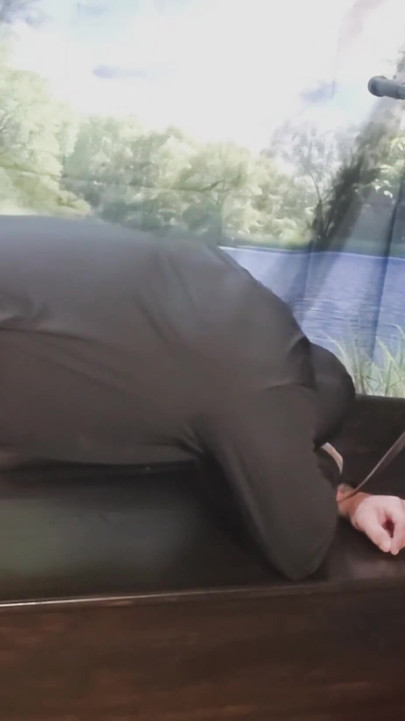 Emotional moment from "Destroying his asshole"